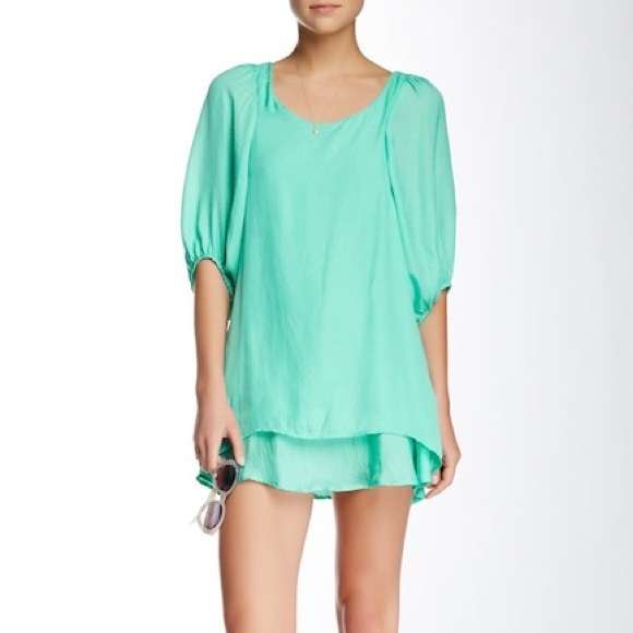 Turquoise Love Lucy Love Dress WITH POCKETS - Picture 4 of 5